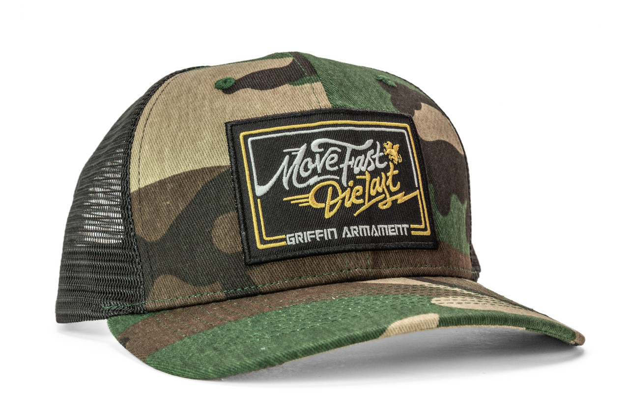 Move Fast, Die Last Trucker Hat