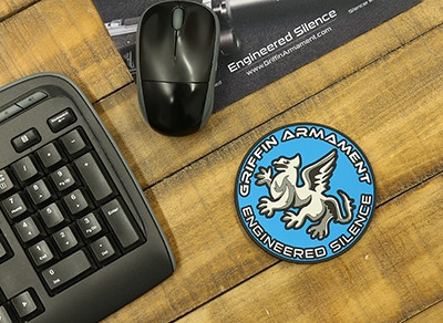 Griffin Armament Beverage Coaster - Blue  qty 1