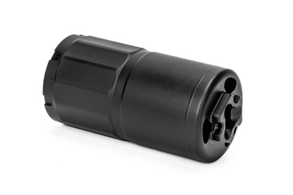 The Griffin Armament HUB Mount blast shield has an industry-standard 1.375x24 HUB threading and can accept any of Griffin's HUB Mount adapters