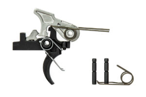 Griffin Armament adjustable 2-stage match trigger with variable pull-weight, redundant safety sear, and disconnector