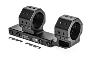 1.425 height 35mm Griffin Precision Mount scope mount, unibody cantilever rigid scope mount for AR-15 rifles, AR-10, or bolt guns