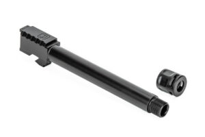 Griffin advanced threaded match drop in pistol barrels provide a reliable suppressor capable barrel for common carry pistols such as the Glock 34 Gen 4