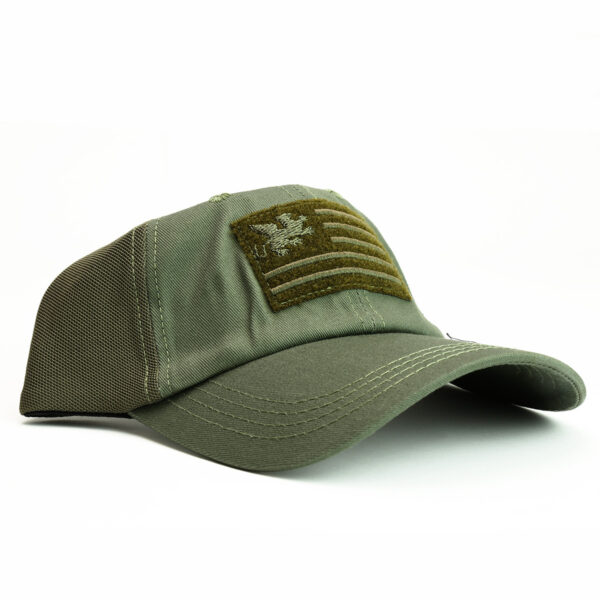 Griffin Flag Hat (Green and Tan)