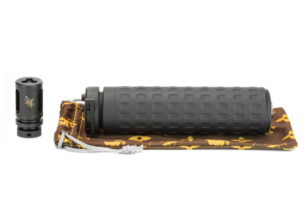 The M4SD-K comes with a 1/2x28 5.56mm GATE-LOK™ Hammer Comp and the Griffin branded bag