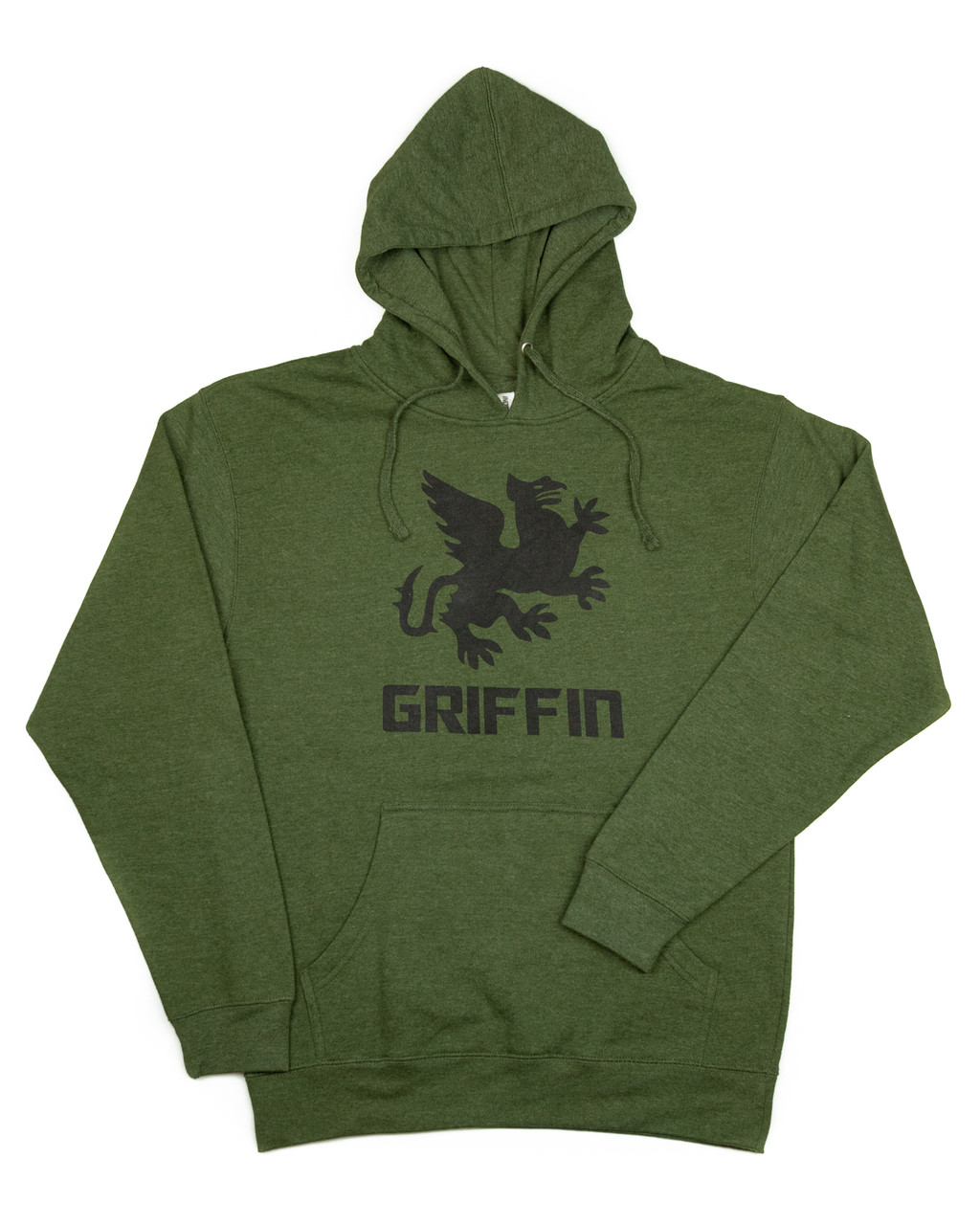 Hooded Griffin Sweatshirt - Army Heather