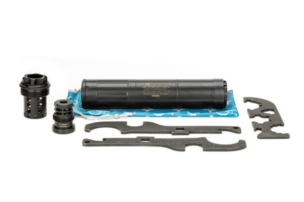 Griffin Armament Bushwhacker 46, assembled with Plan-A™ Adapter and included tools. This is the factory configuration. 
