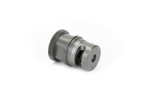 DUAL-LOK™ Minimalist Brake (Titanium) has a wear resistant baffle that increases suppressor service life