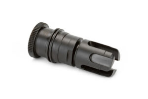 DUAL-LOK™ OTB Bayonet Flash Hider has wrench flat geometry to aid in device installation