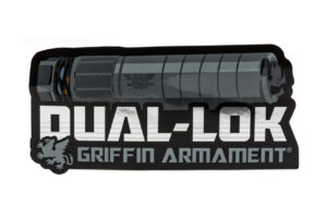 DUAL-LOK Sticker in grey with metallic DUAL-LOK