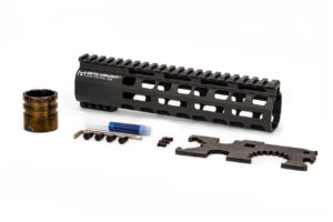 Black 8.6 Inch Low Profile, RIGID, M-LOK, Picatinny rail from Griffin Armament.