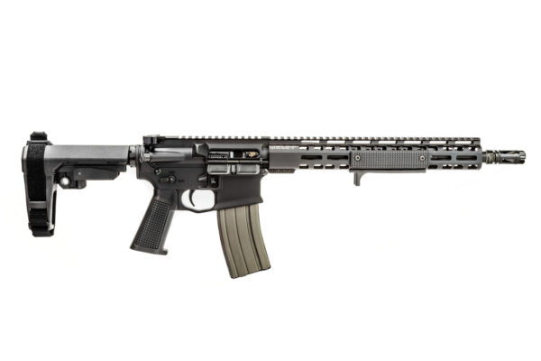 The Griffin MK2 ar15 pistols are capable pistols chambered in .223 wylde with a pistol brace requiring no tax stamp to own