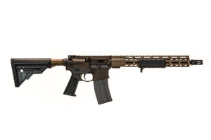 This Terra Brown anodized MK2 14.5" Patrol Rifle features a .223 Wylde chamber for increased accuracy and is ready for use right out of the box