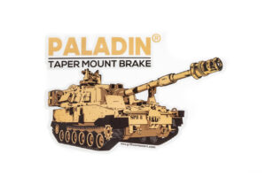 Paladin 2 Port Brake Sticker in full color