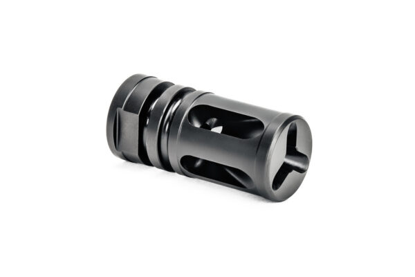 Griffin Armament GATE-LOK Hammer Comp in 5.56mm 1/2x28. A better A2 flash hider birdcage