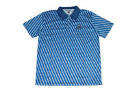 Muzzle Device Golf Polo (Blue & Silver)