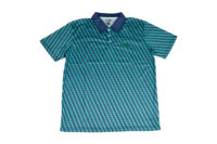Muzzle Device Golf Polo (Aqua & Indigo)