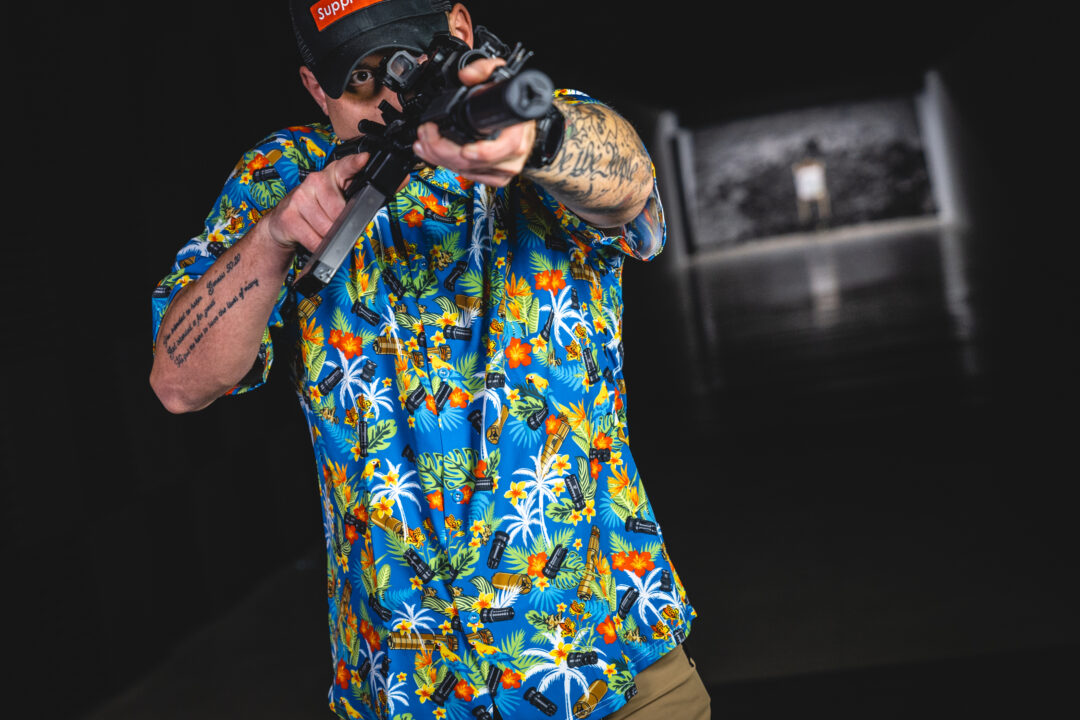 Griffin Suppressor Hawaiian Shirt (Blue Base) - Image 6