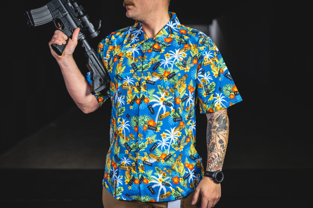 Griffin Suppressor Hawaiian Shirt (Blue Base) - Image 3