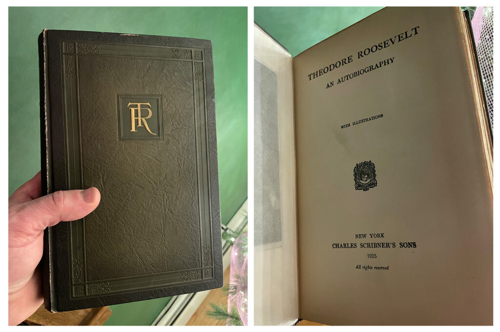 picture of 1st edition book: Teddy Roosevelt, an Autobiography