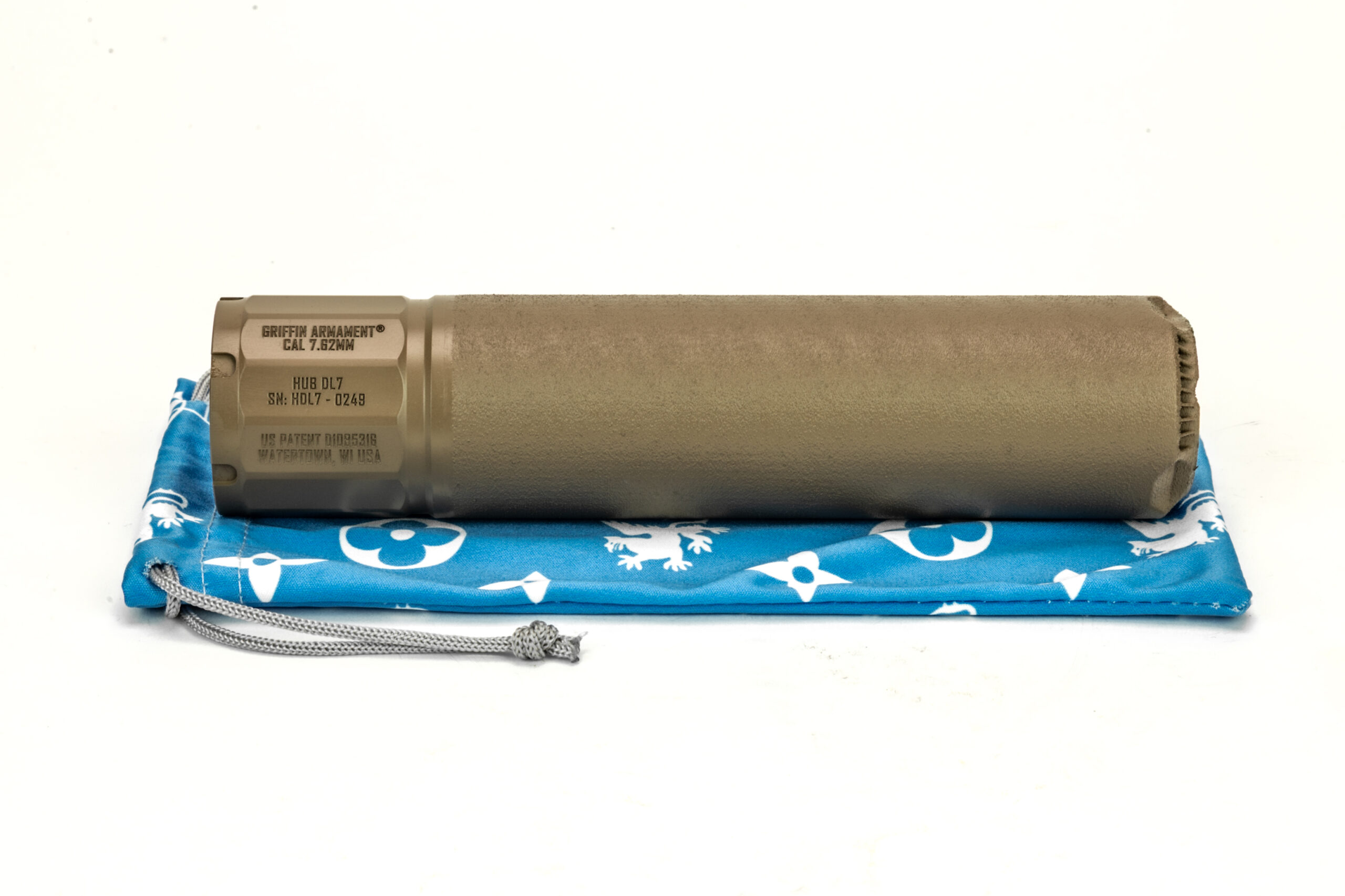 DUAL-LOK 7 HUB Silencer from griffin armament 3 printed nickel625x rifle suppressor