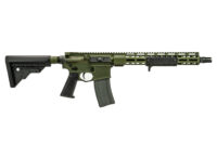 Griffin Armament mk1 ar-15 SBR 13.9" barrel warhawk green anodized color