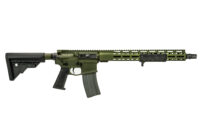 Griffin Armament mk2 ar-15 full ambi rifle 16" barrel warhawk green anodized color