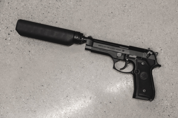 griffin optimus 9 am pistol silencer 9mm