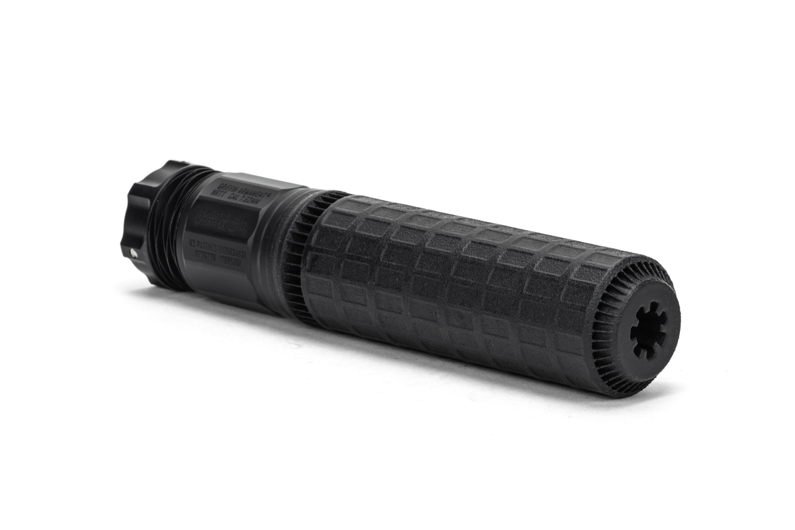 griffin armament hrt-762 am dual-lok silencer flow through rifle suppressor